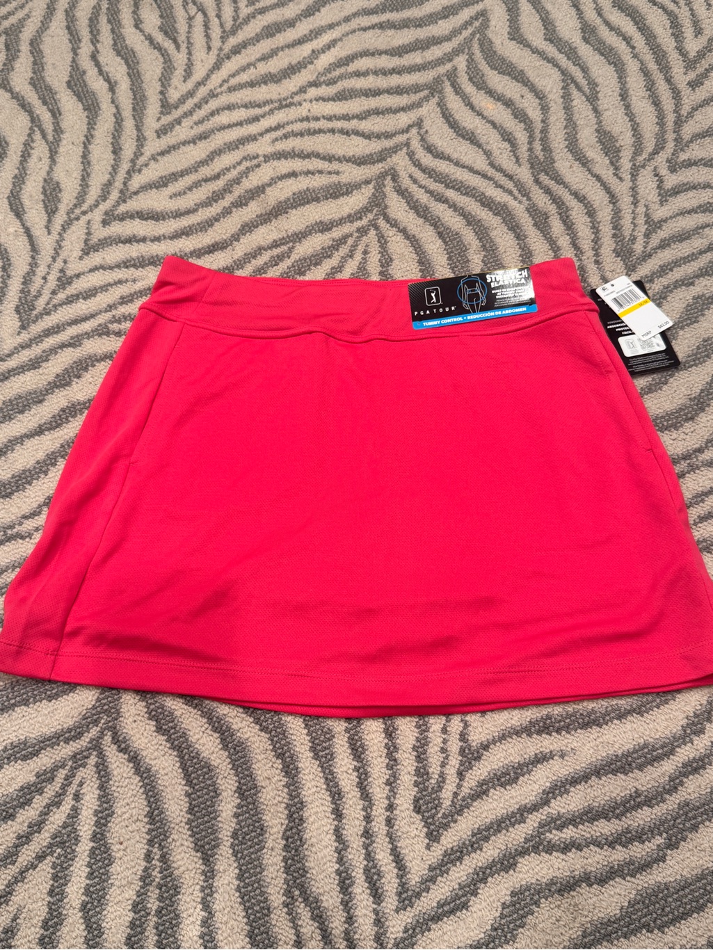 Pga Tour Hot Pink Active Skort